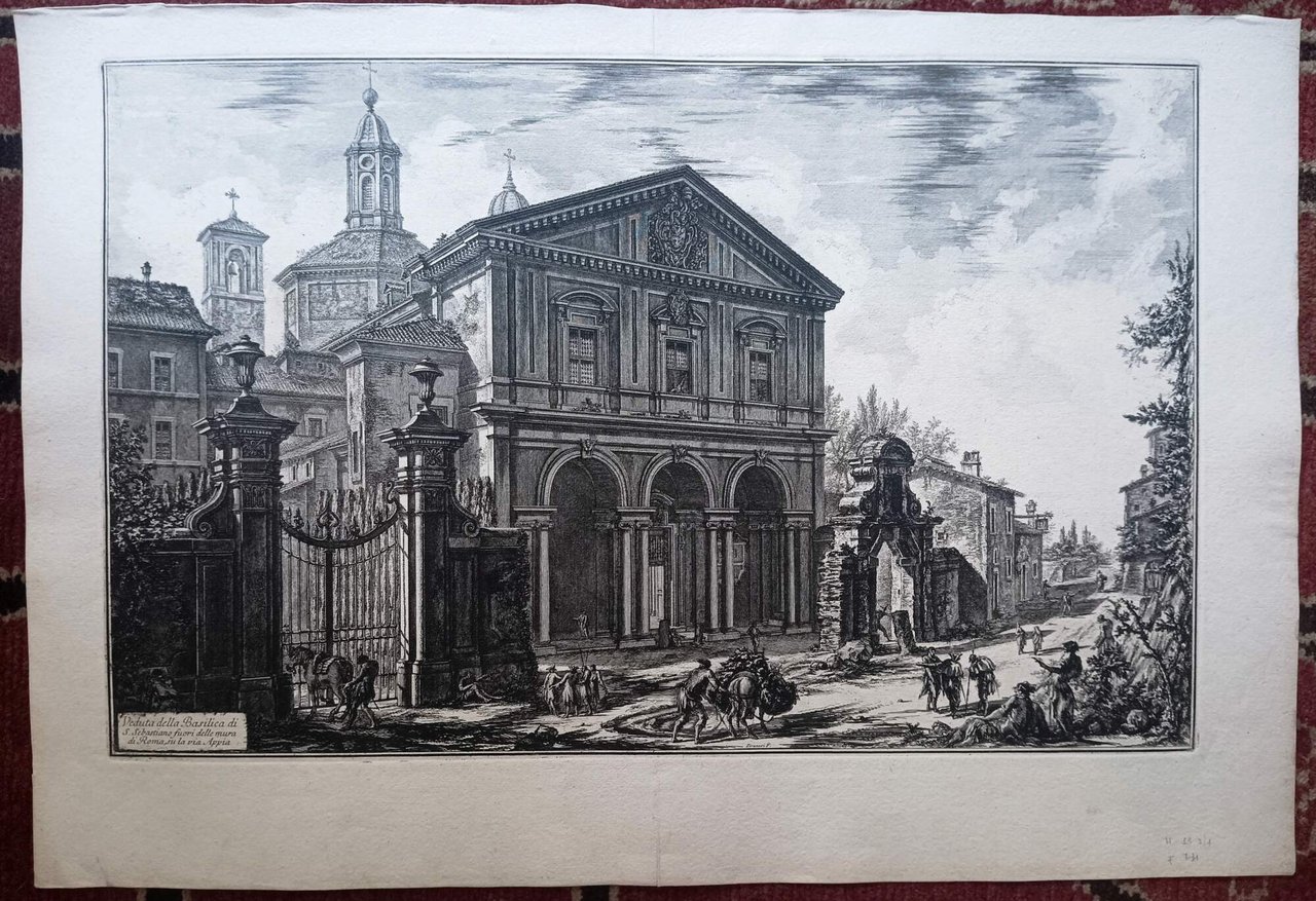 Veduta della Basilica di S. Sebastiano fuori delle mura di …