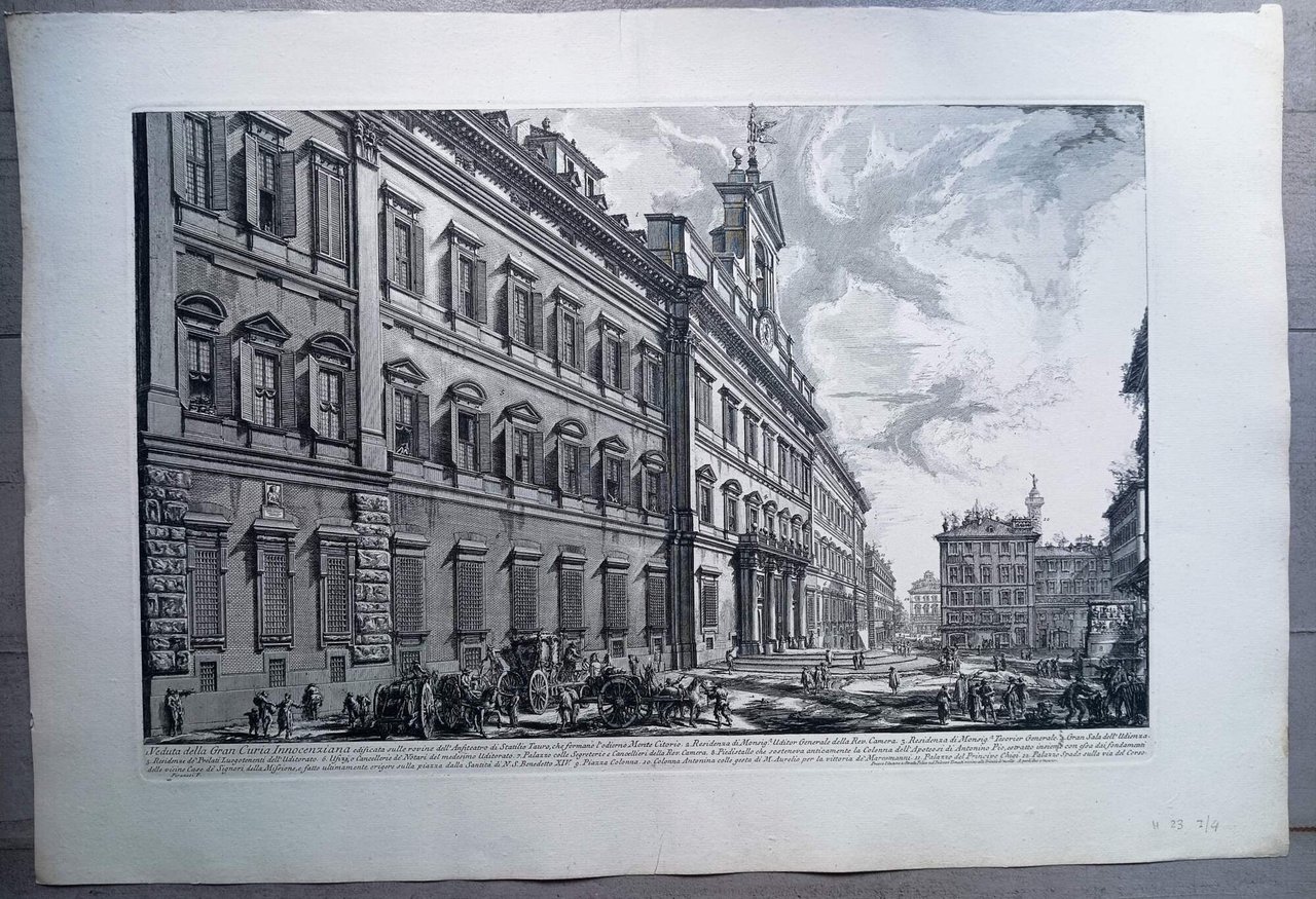 Veduta della Gran Curia Innocenziana