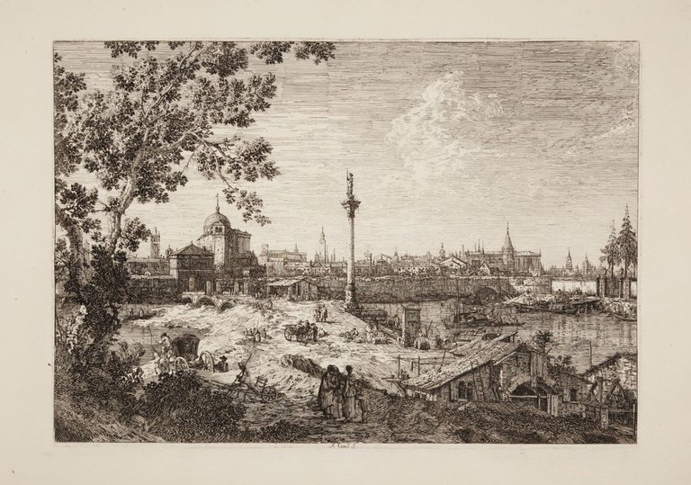 Veduta immaginaria di Padova