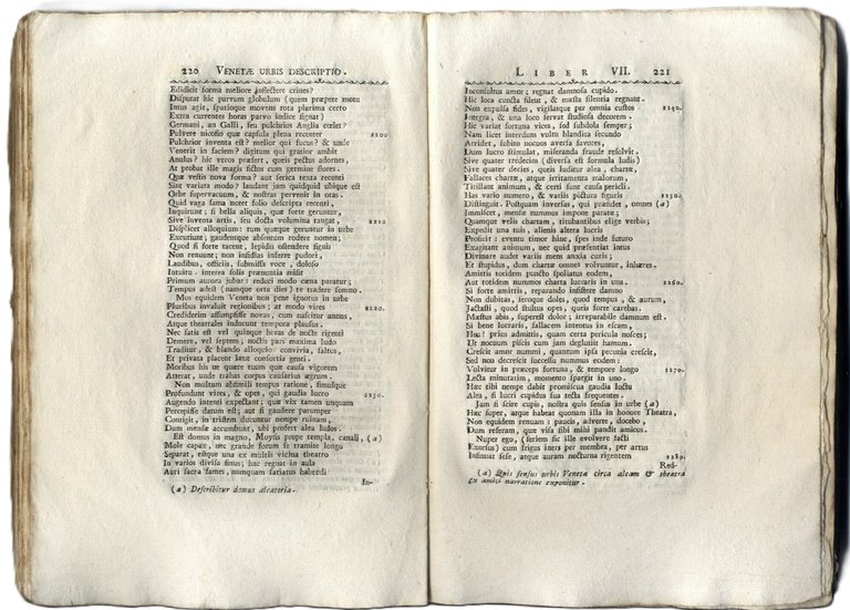 Venetae Urbis descriptio a Nicandro Jasseo P.A. concinnata anno 1760, …