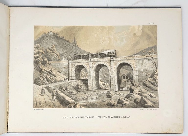 Via Ferrata Novara-Varallo. Album delle principali opere d'arte.