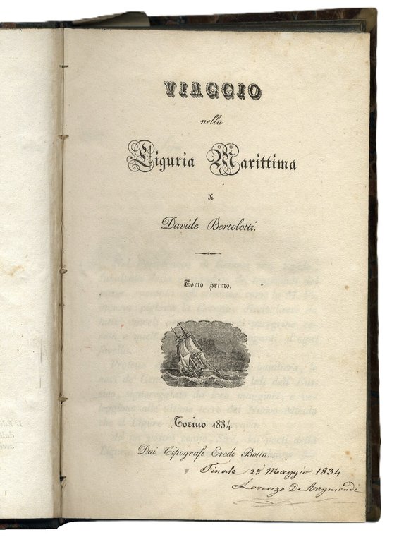 Viaggio nella Liguria, solo il primo volume, Nizza e Dintorni, …