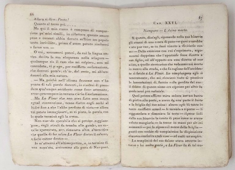 Viaggio Sentimentale di Yorick lungo la Francia e l'Italia, con …