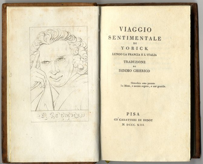 Viaggio Sentimentale di Yorick lungo la Francia e l'italia. Traduzione …