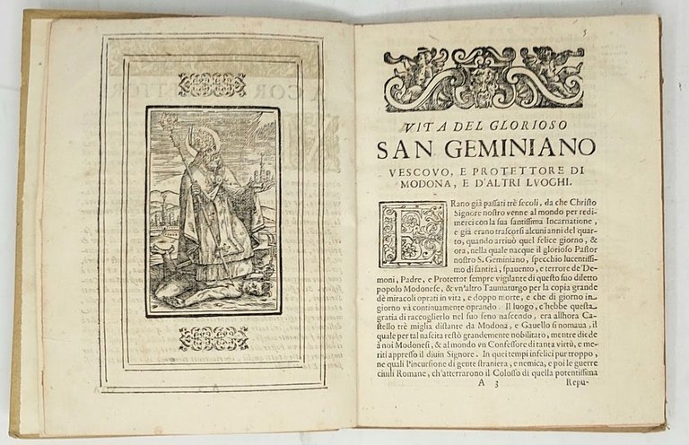 Vita del glorioso s. Geminiano vescouo, e protettore della citta …