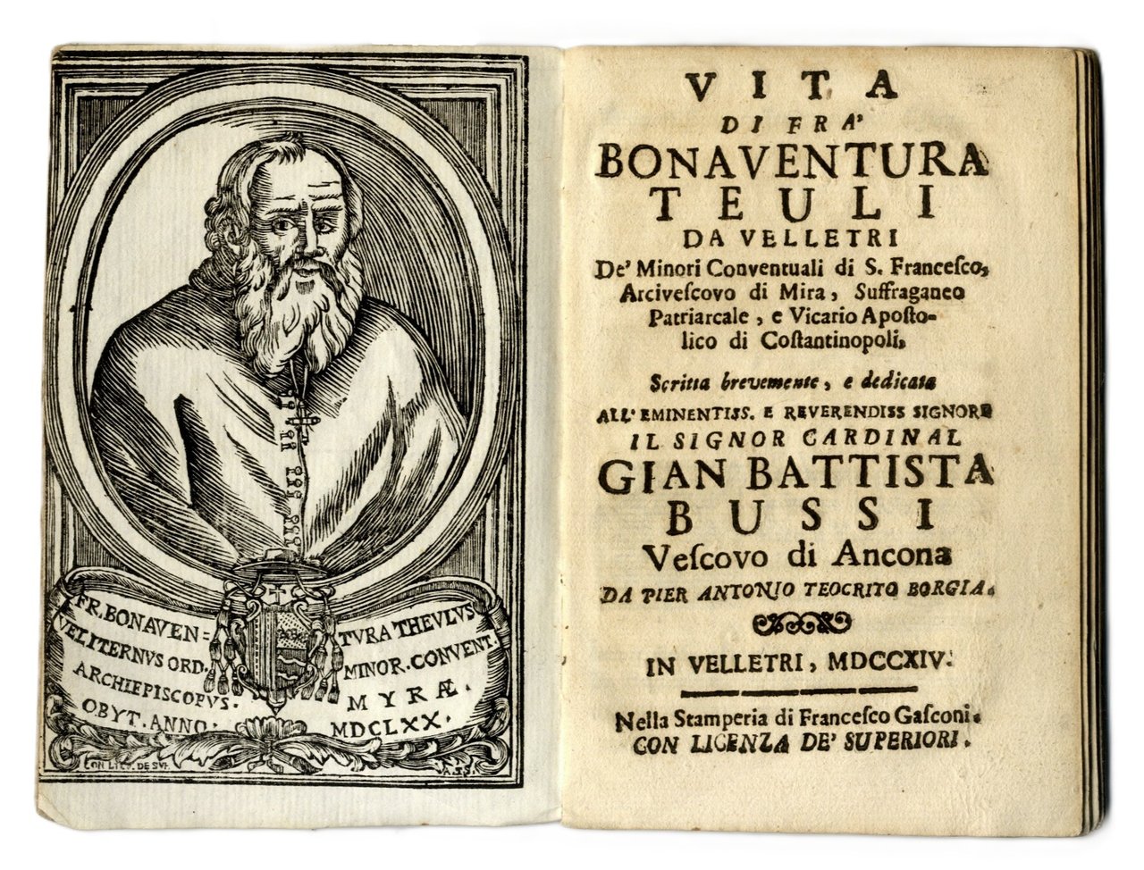 Vita di Fr&amp;agrave; Bonauentura Teuli da Velletri de' Minori Conuentuali … | Immagine principale