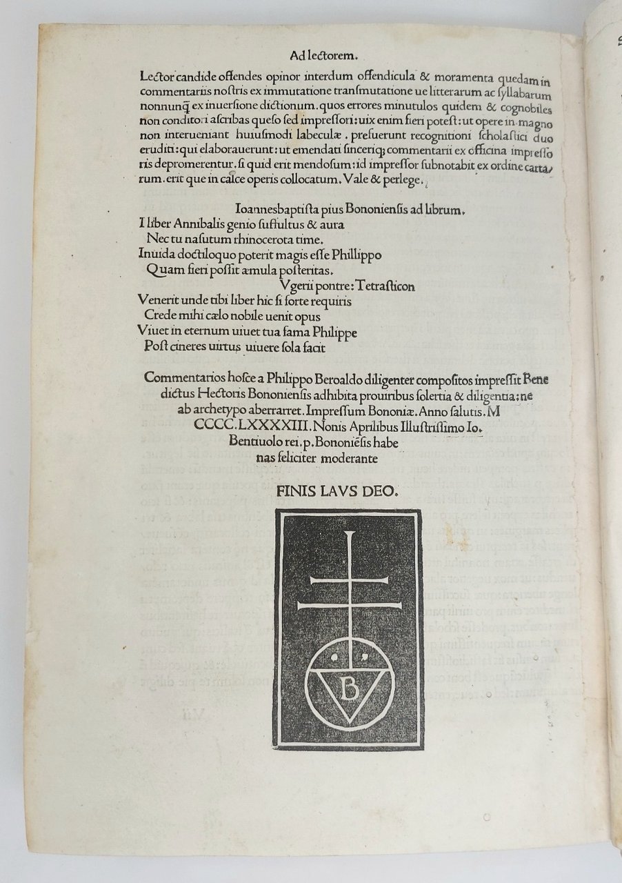 Vitae Caesarum. Commentationes conditae a Philippo Beroaldo... 