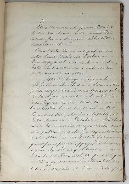 Vite e Memorie delli famosi pittori e scultori napoletani scritte … | Immagine Gallery 2