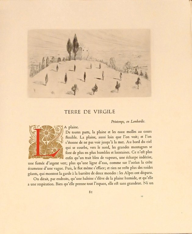 Voyage du Condottière. Soixante-dix pointes-sèches originales et cinquante-huit bois en …