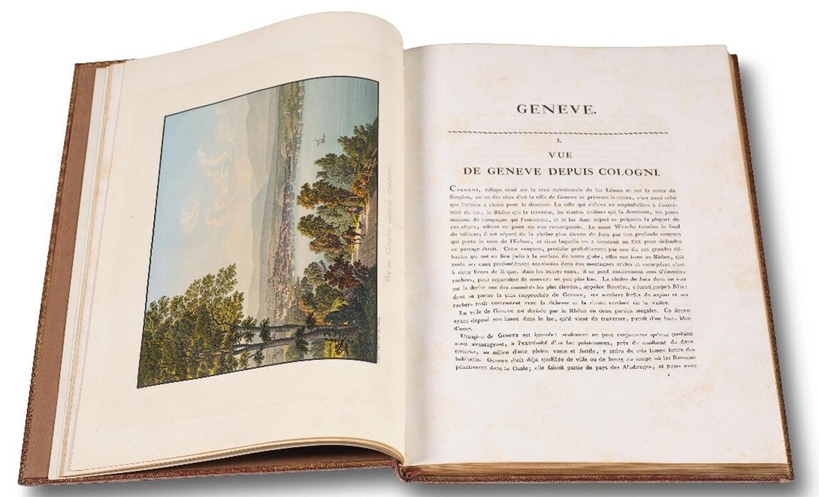 Voyage pittoresque de Gen&amp;egrave;ve &amp;agrave; Milan par le Simplon.