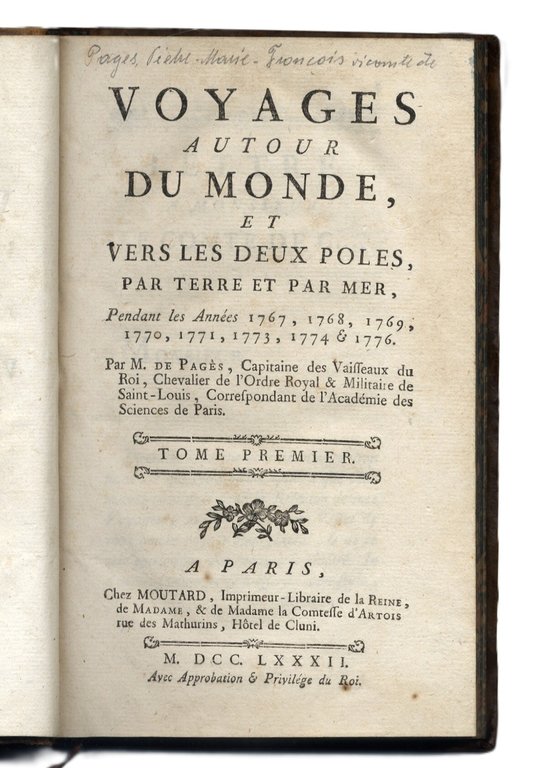 Voyages Autour du Monde et vers les deux Poles, par …