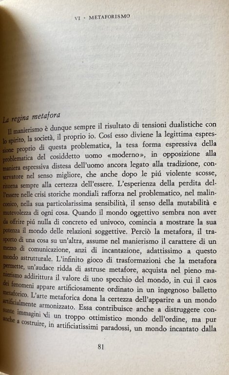 IL MANIERISMO NELLA LETTERATURA: ALCHIMIA VERBALE E ARTE COMBINATORIA ESOTERICA; …