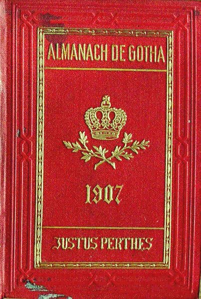 ALMANACH DE GOTHA - ANNUAIRE GENEALOGIQUE, DIPLOMATIQUE ET STATISTIQUE 1907