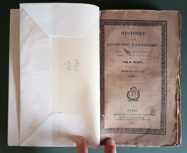 HISTOIRE DE LA REVOLUTION D'ANGLETERRE depuis l'avÃ¨nement de Charles 1Â° …