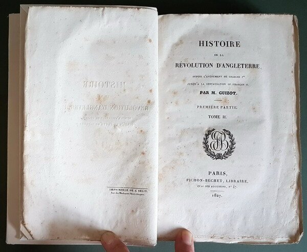 HISTOIRE DE LA REVOLUTION D'ANGLETERRE depuis l'avÃ¨nement de Charles 1Â° …
