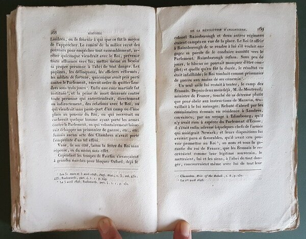 HISTOIRE DE LA REVOLUTION D'ANGLETERRE depuis l'avÃ¨nement de Charles 1Â° …
