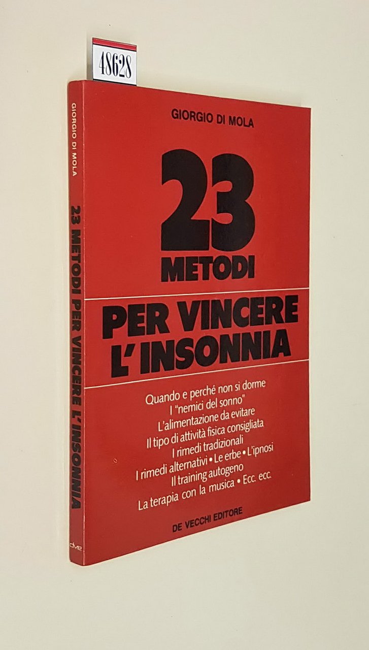 23 METODI PER VINCERE L'INSONNIA