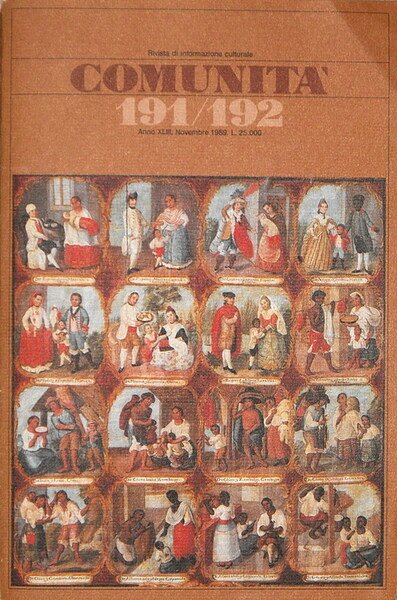 COMUNITA' 191/192 - Anno XLII, novembre 1989