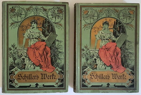 SCHILLER'S WERKE - NEUE PRACHTAUSGABE IN ZWEI BANDEN