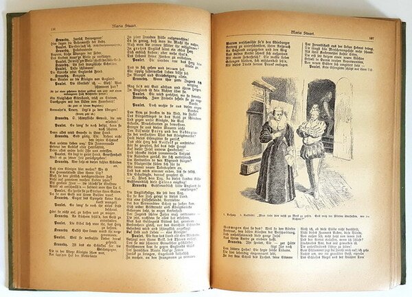 SCHILLER'S WERKE - NEUE PRACHTAUSGABE IN ZWEI BANDEN