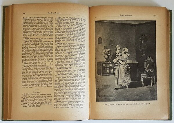 SCHILLER'S WERKE - NEUE PRACHTAUSGABE IN ZWEI BANDEN