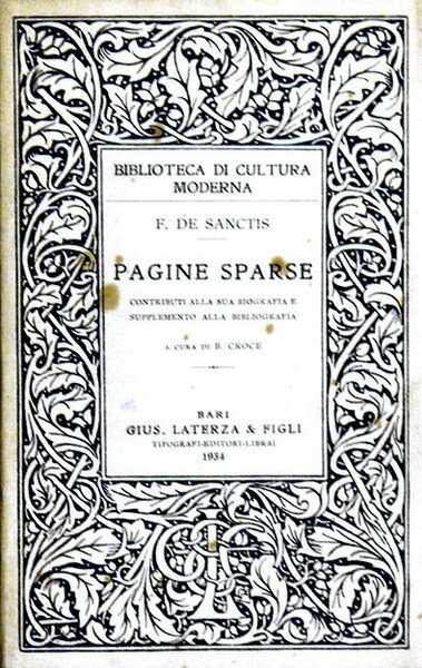 PAGINE SPARSE - Contributi alla sua biografia e supplemento alla …