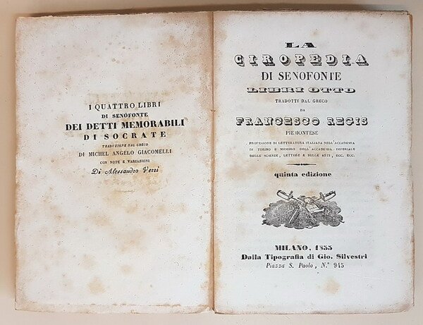 LA CIROPEDIA DI SENOFONTE - LIBRI OTTO
