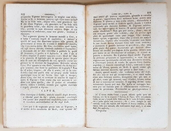 LA CIROPEDIA DI SENOFONTE - LIBRI OTTO