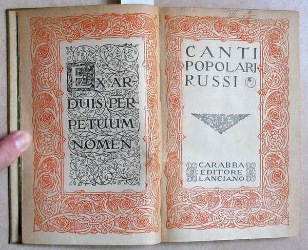 CANTI POPOLARI RUSSI