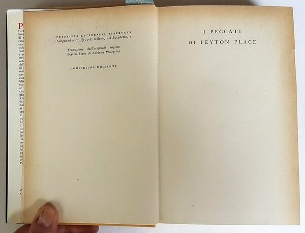 I PECCATI DI PEYTON PLACE