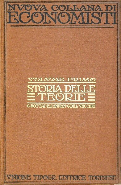 STORIA DELLE TEORIE (volume primo)