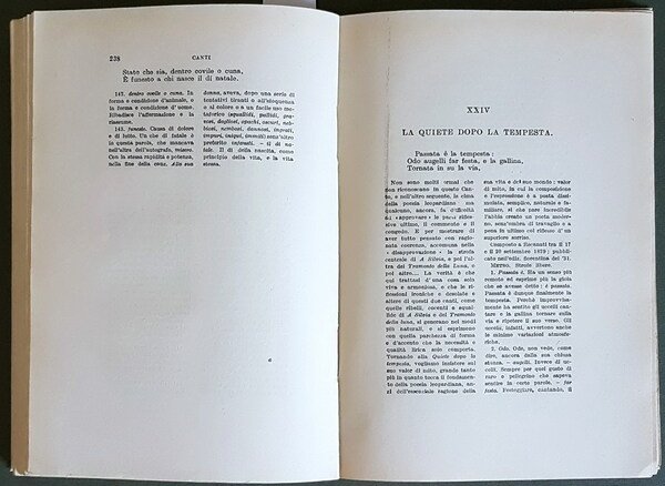 CANTI con l'interpretazione di Giuseppe de Robertis