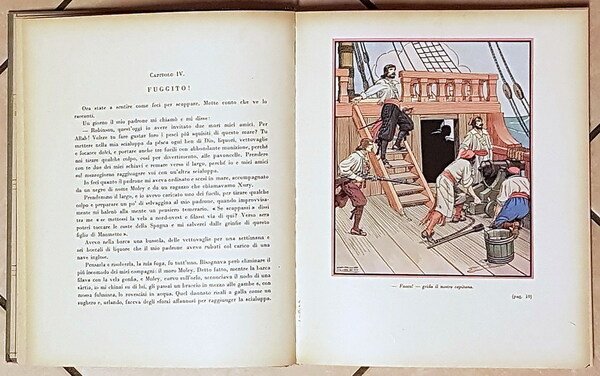 LA VITA AVVENTUROSA DI ROBINSON CROSUE' romanzo di Daniele Defoe