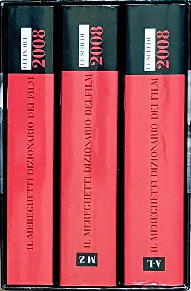 IL MEREGHETTI - DIZIONARIO DEI FILM 2008 (volumi I, II …