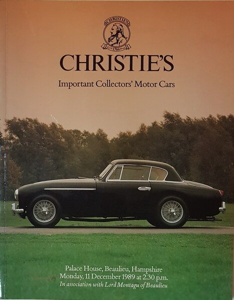 N. 3 Cataloghi d'Asta CHRISTIE'S: IMPORTANT COLLECTORS' MOTOR CARS