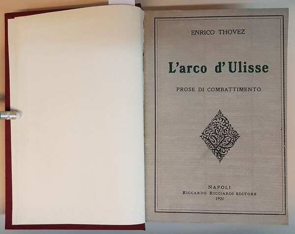 L'ARCO DI ULISSE - Prose da combattimento