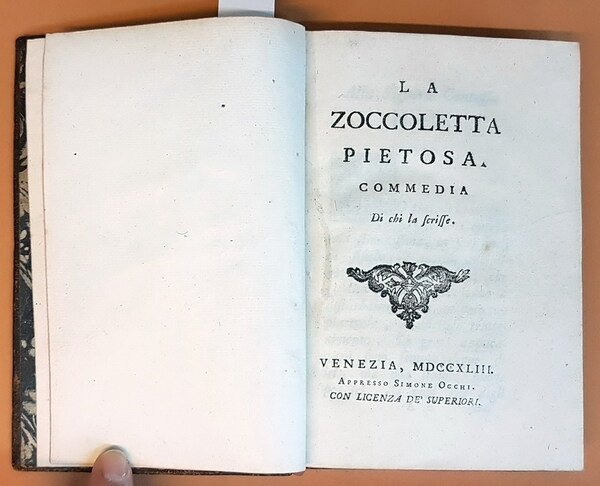 LA ZOCCOLETTA PIETOSA commedia di chi la scrisse - IL …