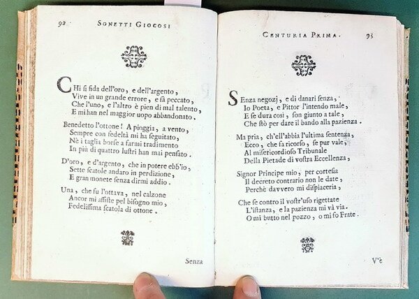 DE' SONETTI GIOCOSI di JACOPO DIOL Fra gli Arcadi Cleante …