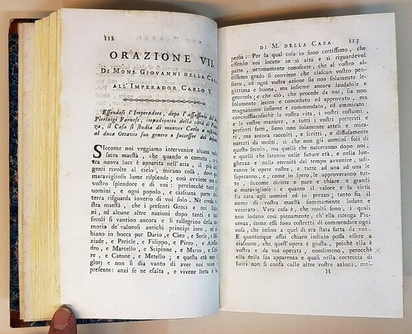 STORIA D'ORAZIONI ITALIANE DI VARJ AUTORI fatta per uso del …