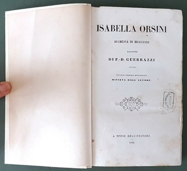 ISABELLA ORSINI Duchessa di Bracciano