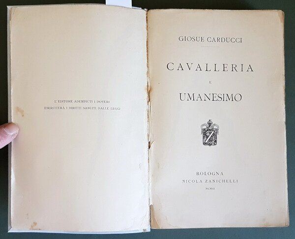 CAVALLERIA E UMANESIMO