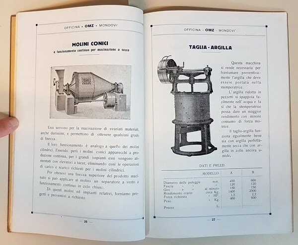 MACCHINE PER LE INDUSTRIE CERAMICHE, IMPIANTI DI MACINAZIONE - COLORIFICI, …