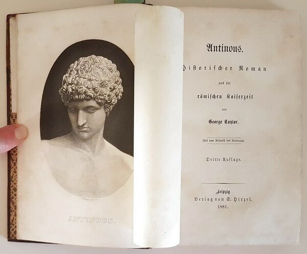 ANTINOUS - Historischer Roman aus der romischen Kaiserzeit.