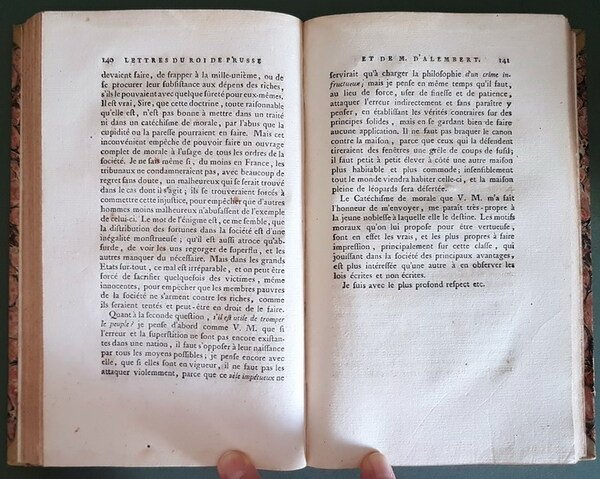 N. 9 volumi sfusi delle: OEUVRES POSTHUMES DE FREDERIC II., …