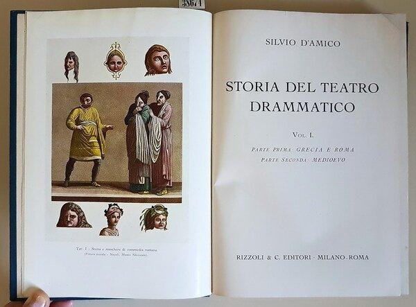 STORIA DEL TEATRO DRAMMATICO (vol. I, II, III e IV)