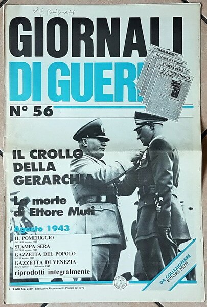 GIORNALI DI GUERRA (dal N. 51 al N. 60)