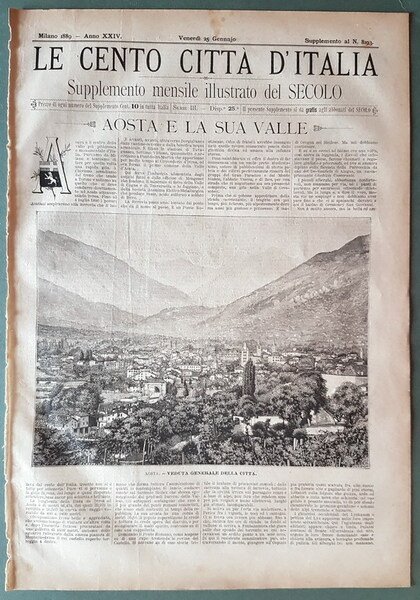 Le cento cittÃ d'Italia - AOSTA E LA SUA VALLE