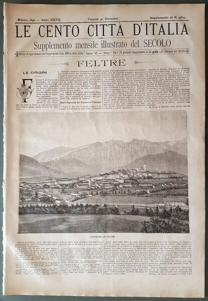 Le cento cittÃ d'Italia - FELTRE