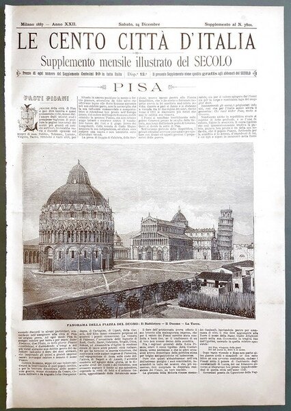 Le cento cittÃ d'Italia - PISA