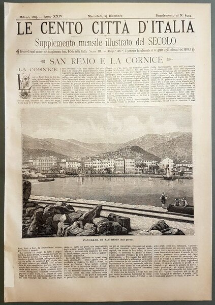Le cento cittÃ d'Italia - SAN REMO E LA CORNICE